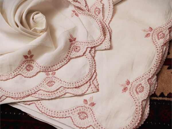 Linen double sheet