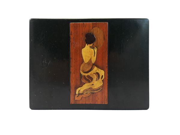 Cofanetto portagioie in legno