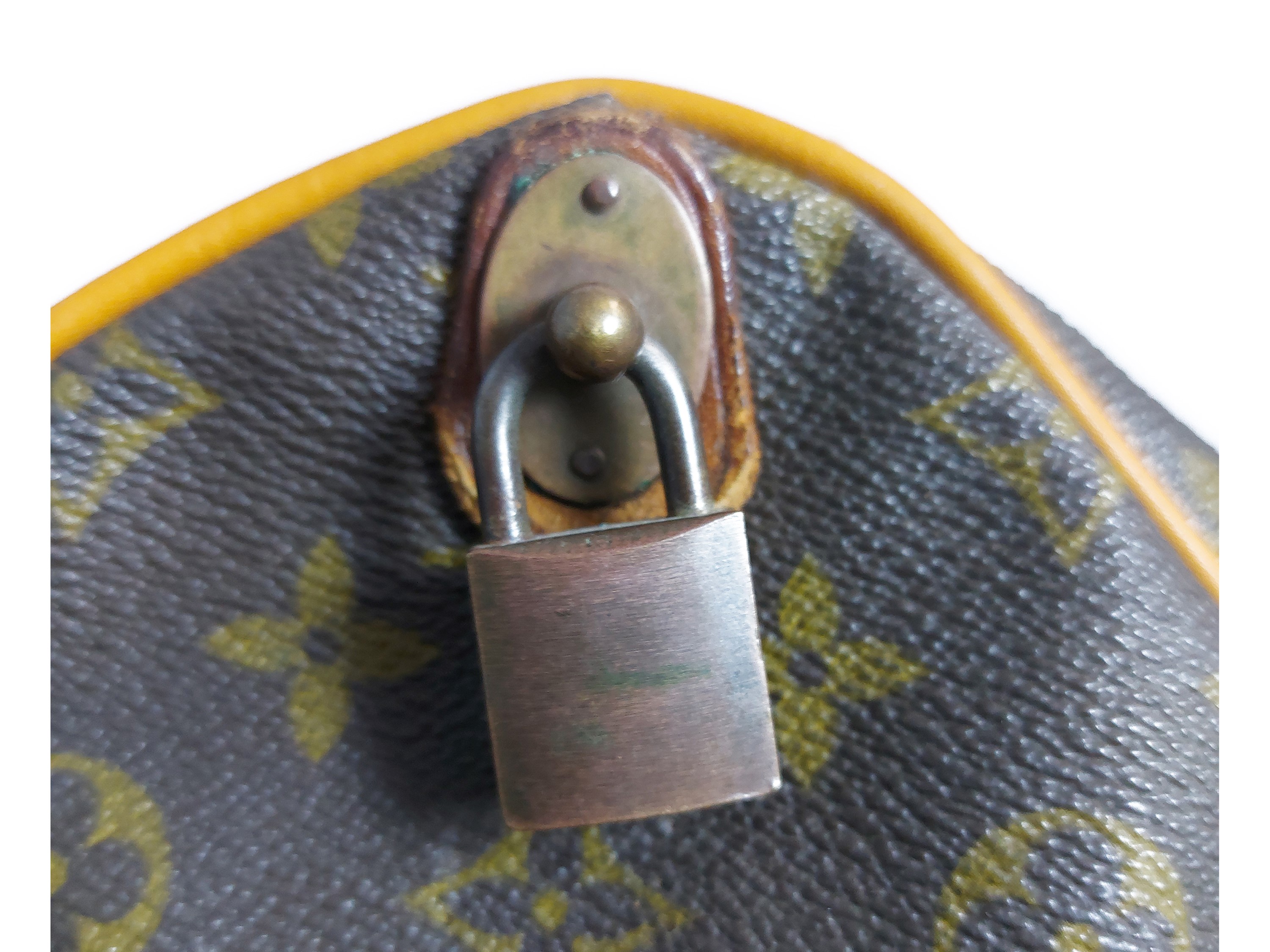 Louis Vuitton - Borsone da Viaggio in Canvas Monogram e Pelle Marrone