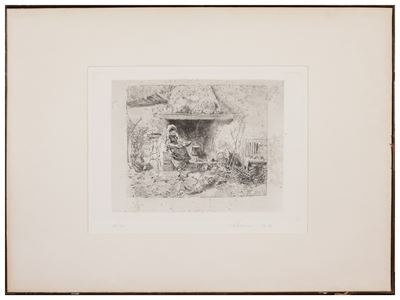 Interno, incisione postuma, 1962