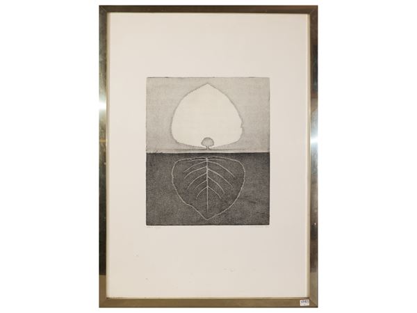 Mario Chianese : Tree 1970  - Auction Collectible Graphics - Maison Bibelot - Casa d'Aste Firenze - Milano