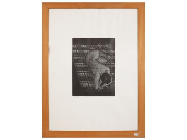 Flavio Costantini - Portrait of a man with a beard - Nude woman