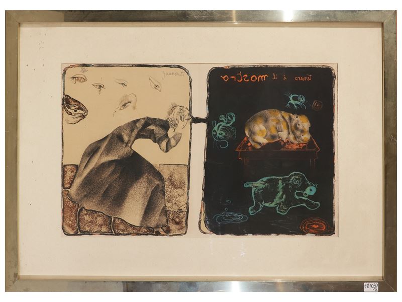 Lotto di grafica: Mario Fallani e Carlo Guarienti