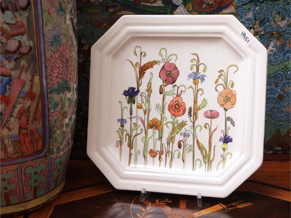 Ceramic parade plate, Ernestine MAC