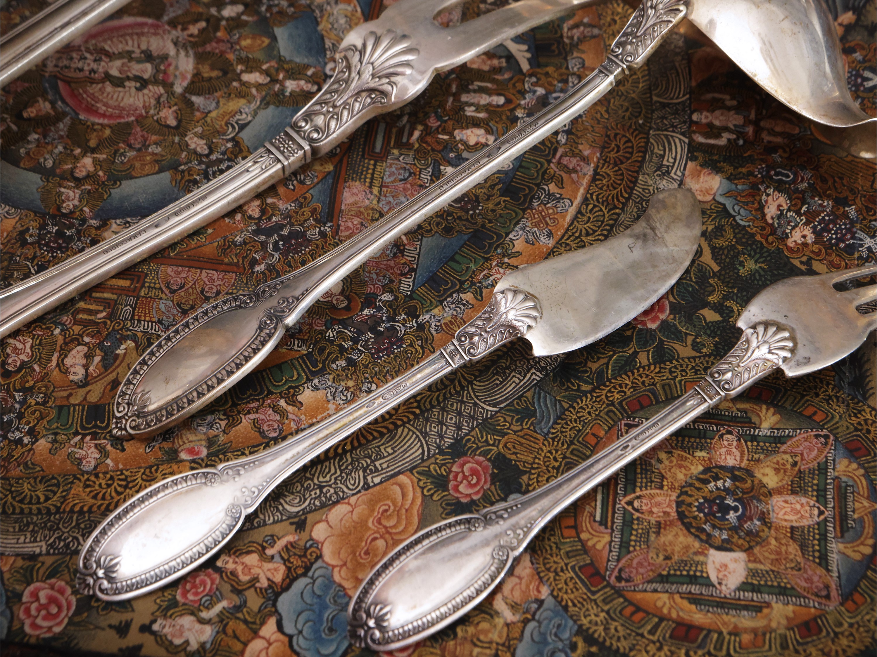 Servizio di posate in argento, Clementi Bologna