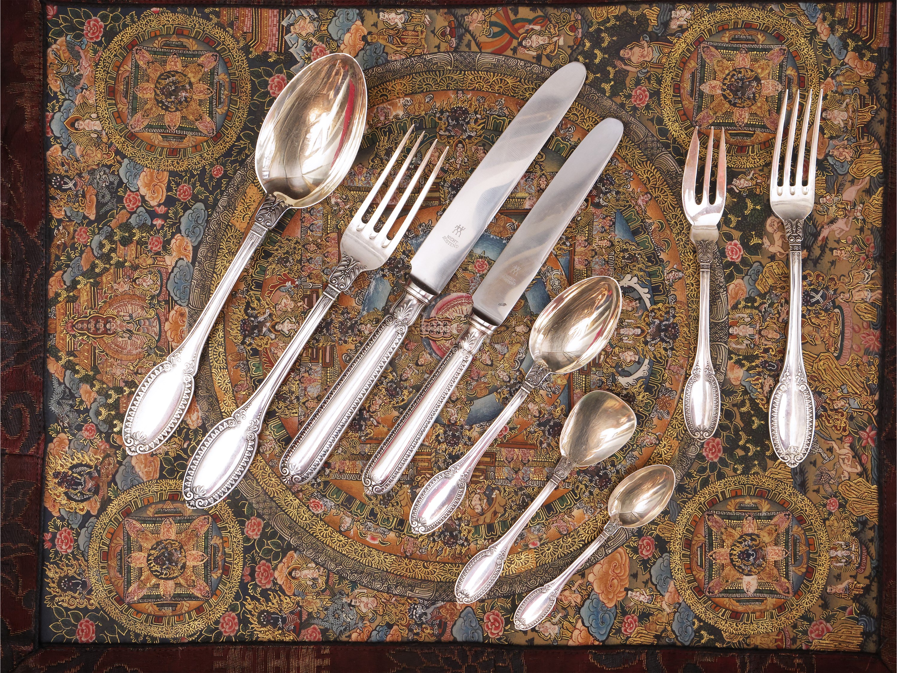 Servizio di posate in argento, Clementi Bologna