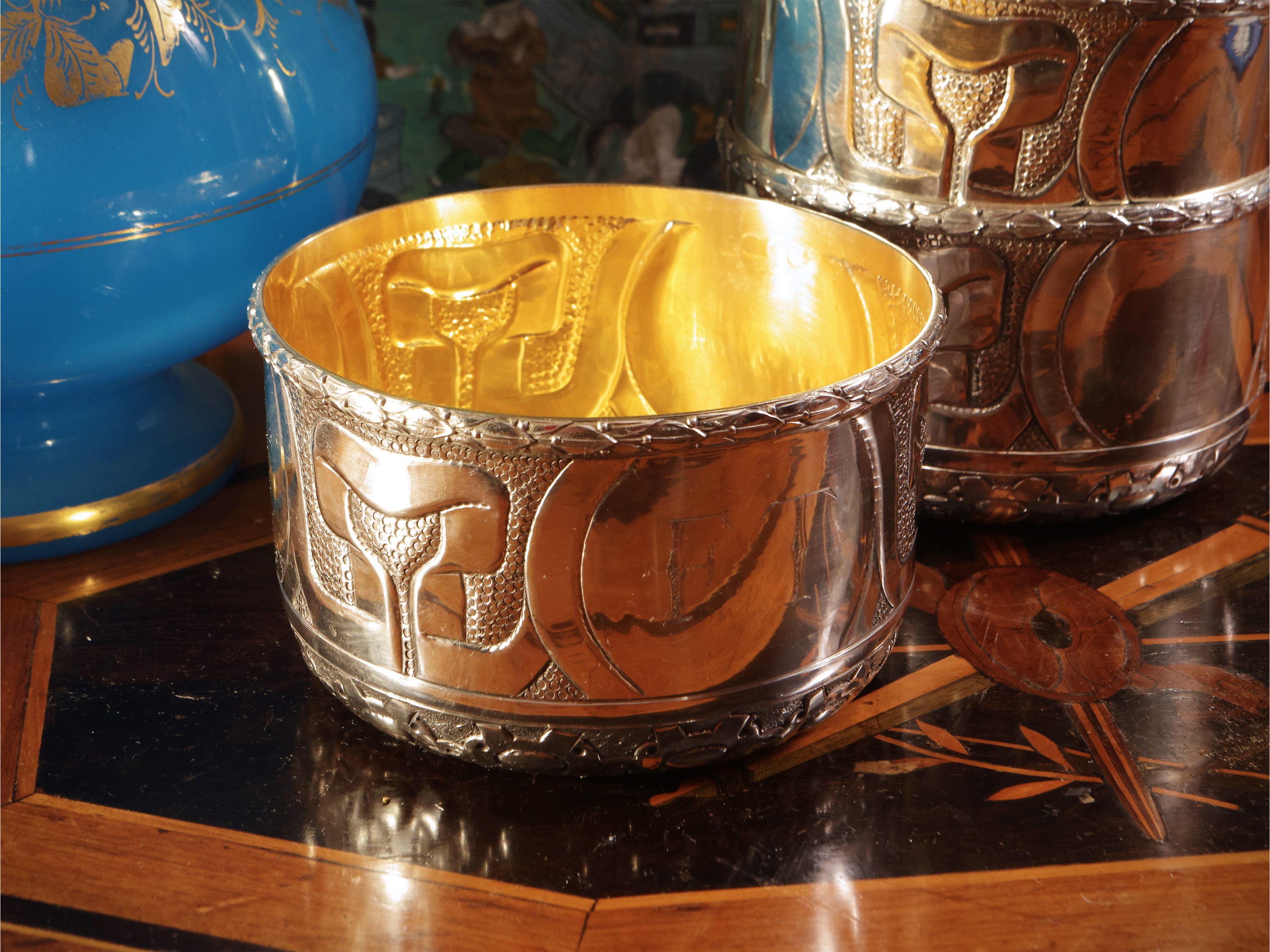 Serie di sei coppe in argento, Brandimarte Firenze