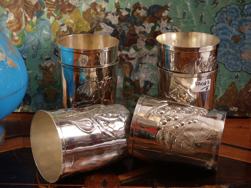 Serie di sei bicchieri, Brandimarte Firenze