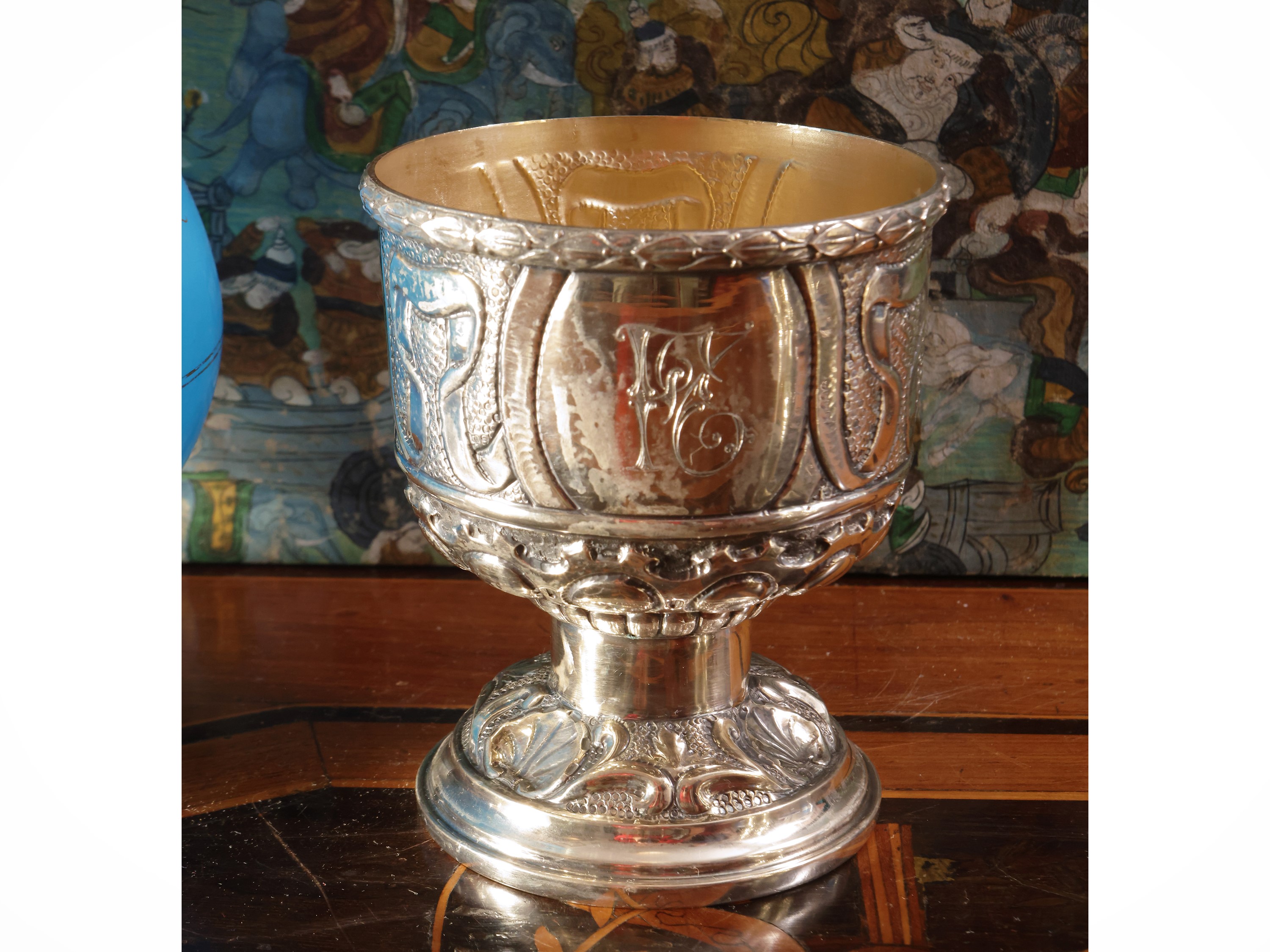 Serie di dodici calici in argento, Brandimarte Firenze