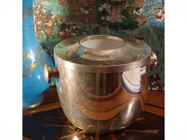 Silver metal cooler