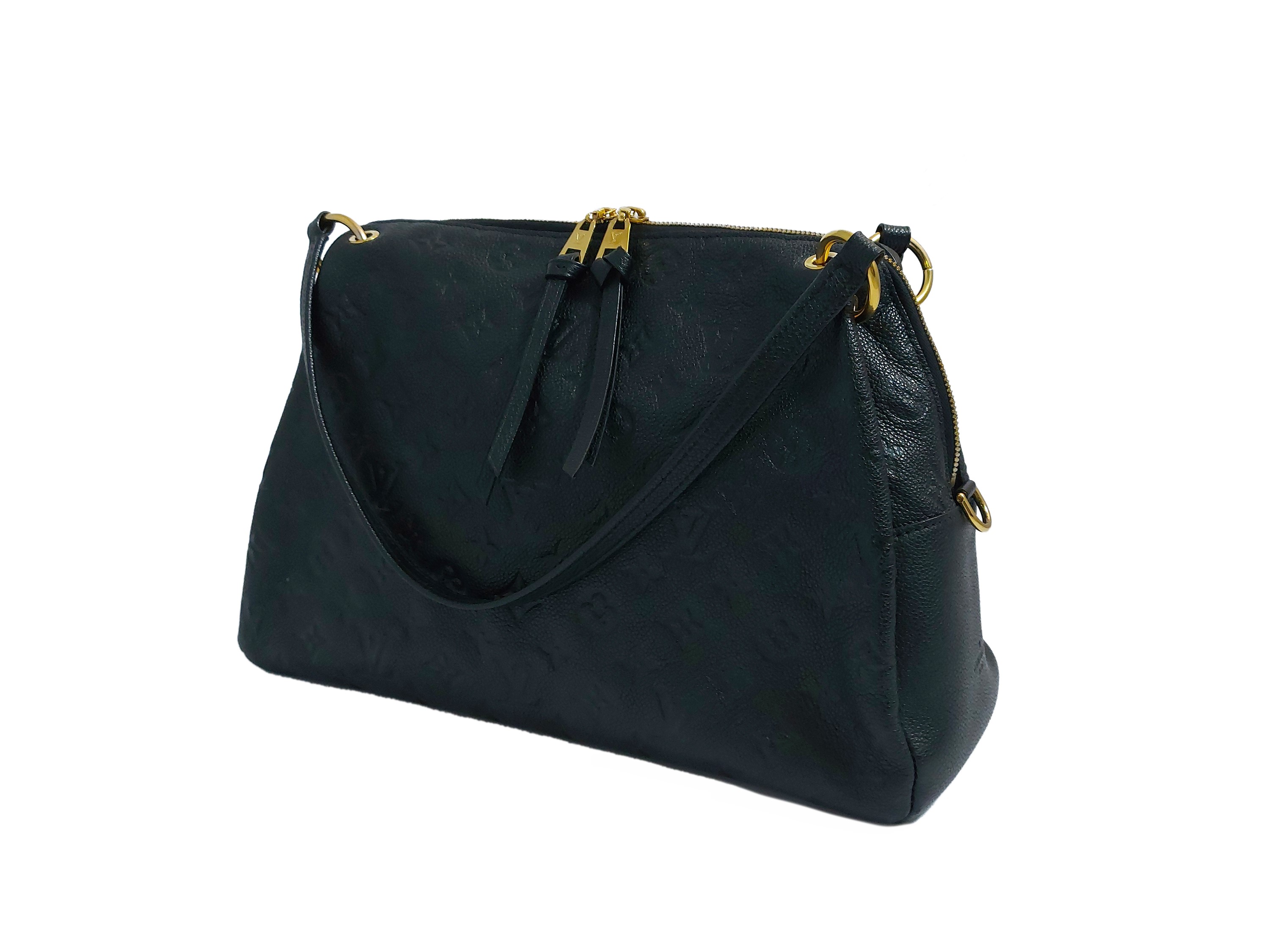 Louis Vuitton - Borsa Ponthieu PM in pelle Empreinte monogramma nero