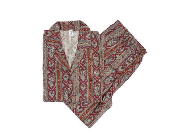 Valentino - Men's paisley cotton pajamas