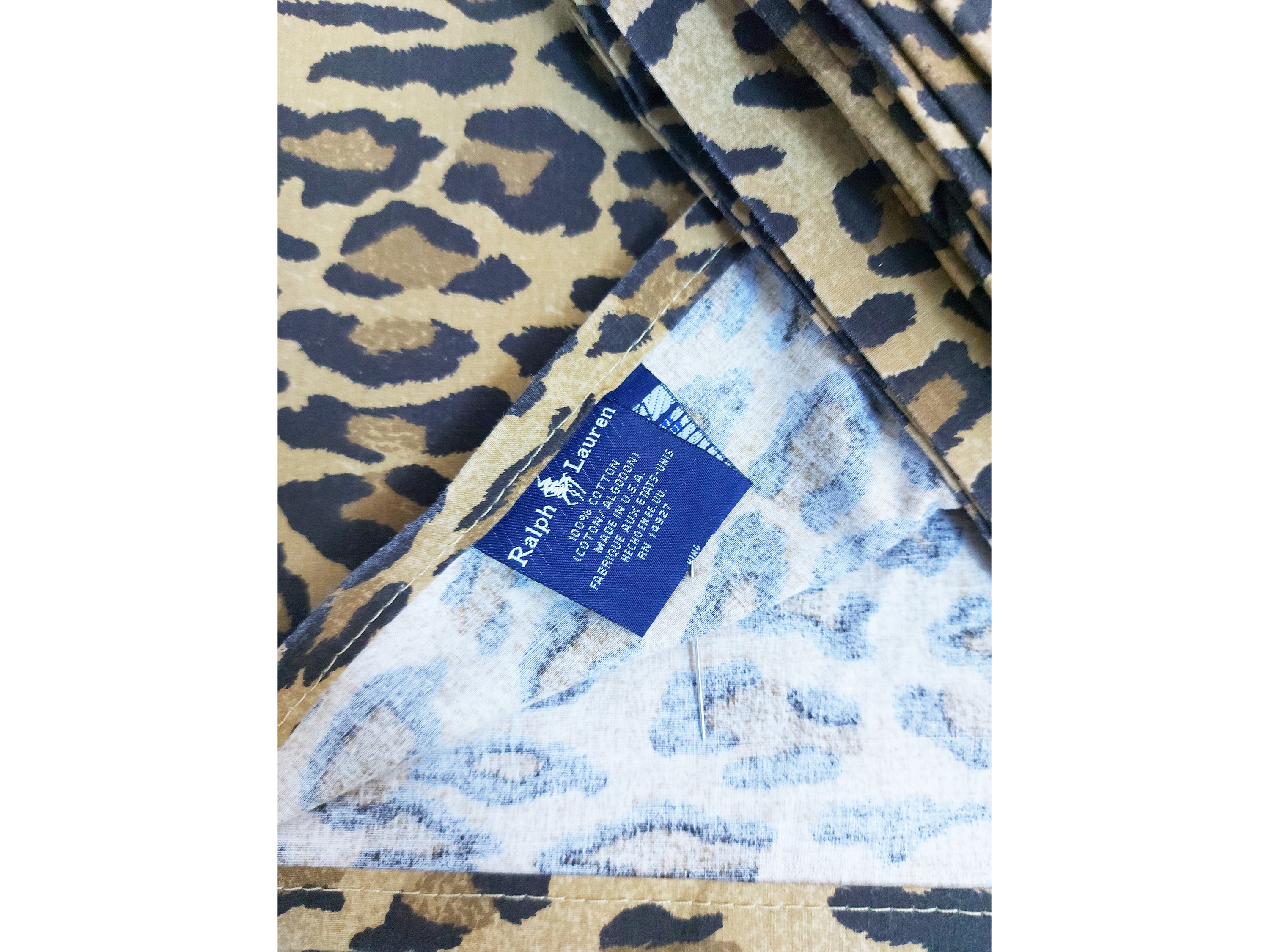 Ralph Lauren - Completo Lenzuola Animalier Matrimoniale