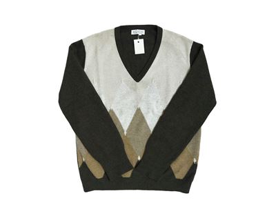 Ballantyne - Maglia in Cachemire Beige e Marrone