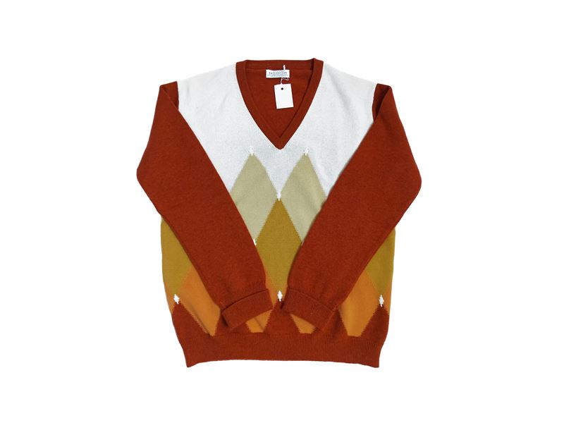 Ballantyne - Maglia in Cachemire Color Ruggine