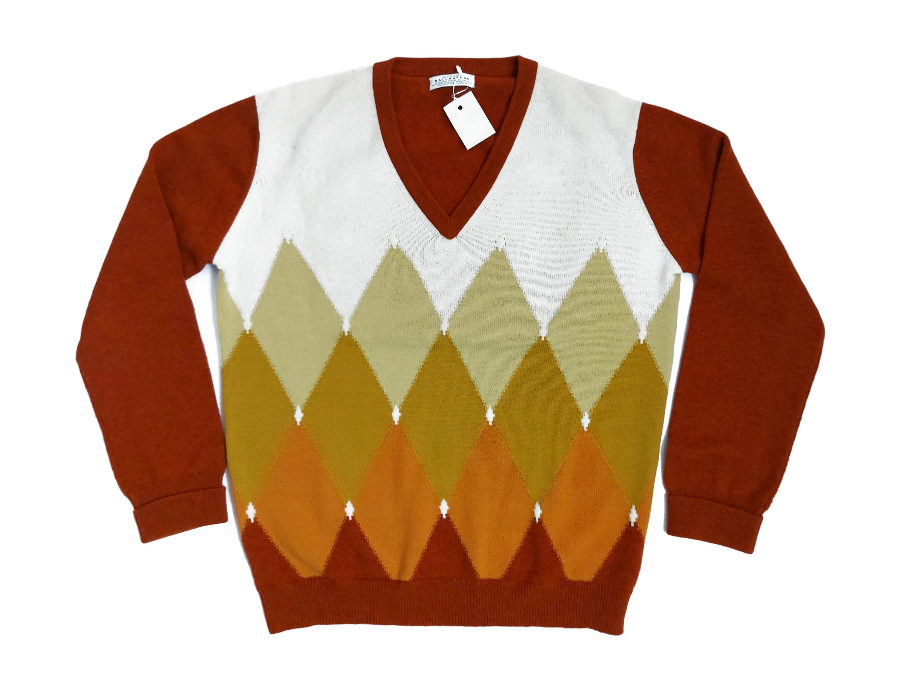 Ballantyne - Maglia in Cachemire Color Ruggine