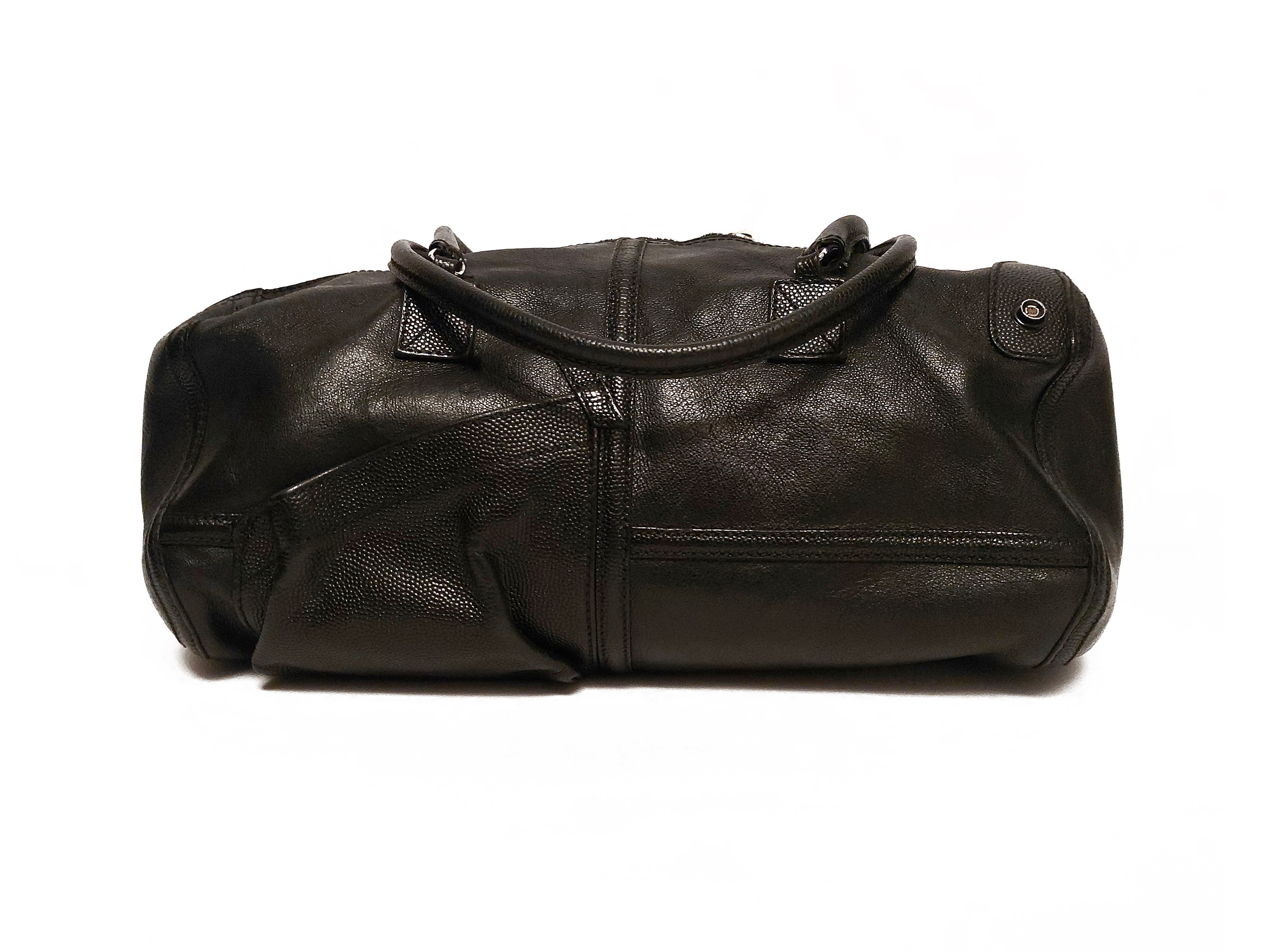 Balenciaga - Borsa a spalla in pelle nera con portamonete