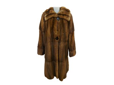 Cappotto in Pelliccia di Zibellino Canadese