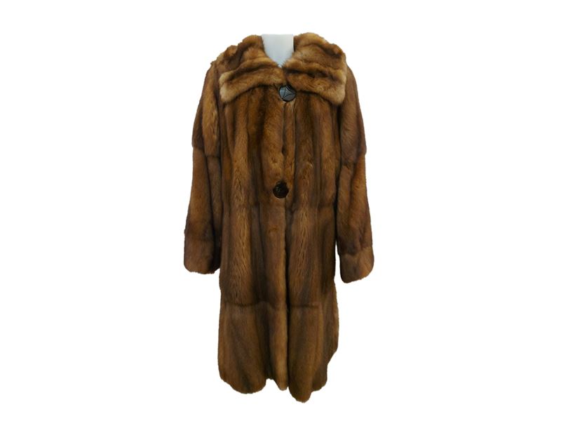 Cappotto in Pelliccia di Zibellino Canadese