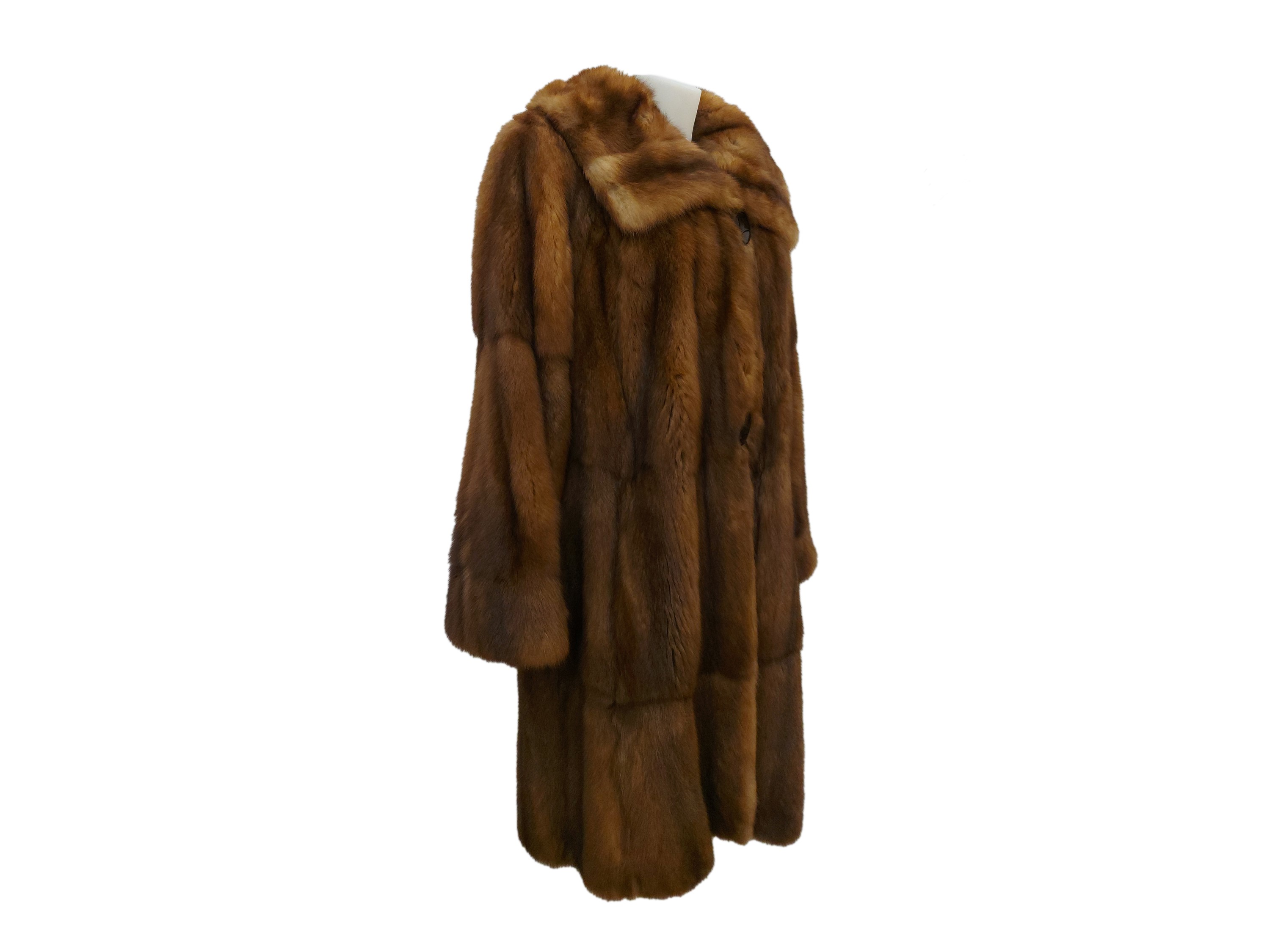 Cappotto in Pelliccia di Zibellino Canadese