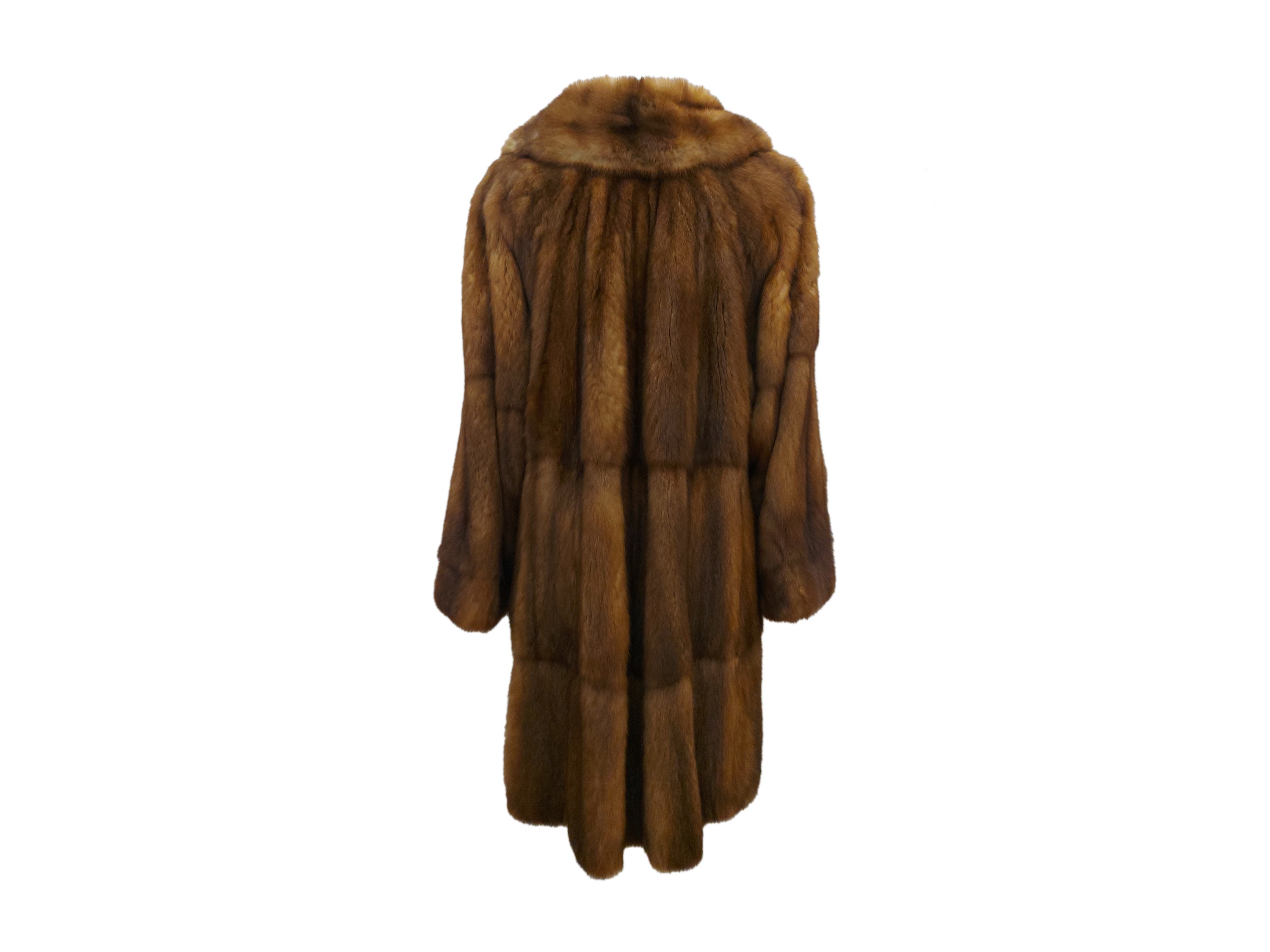 Cappotto in Pelliccia di Zibellino Canadese