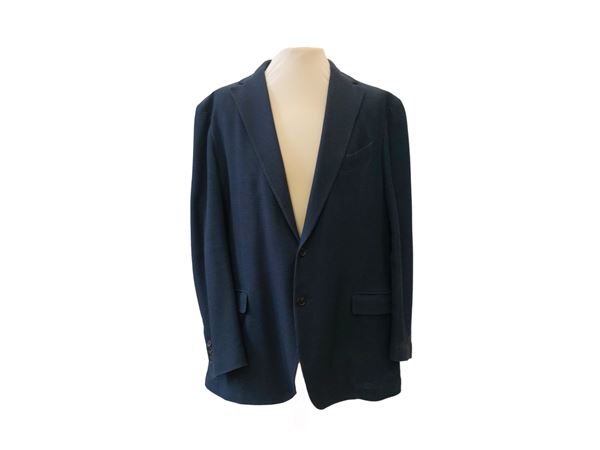 Salvatore Ferragamo - Blue cotton jacket