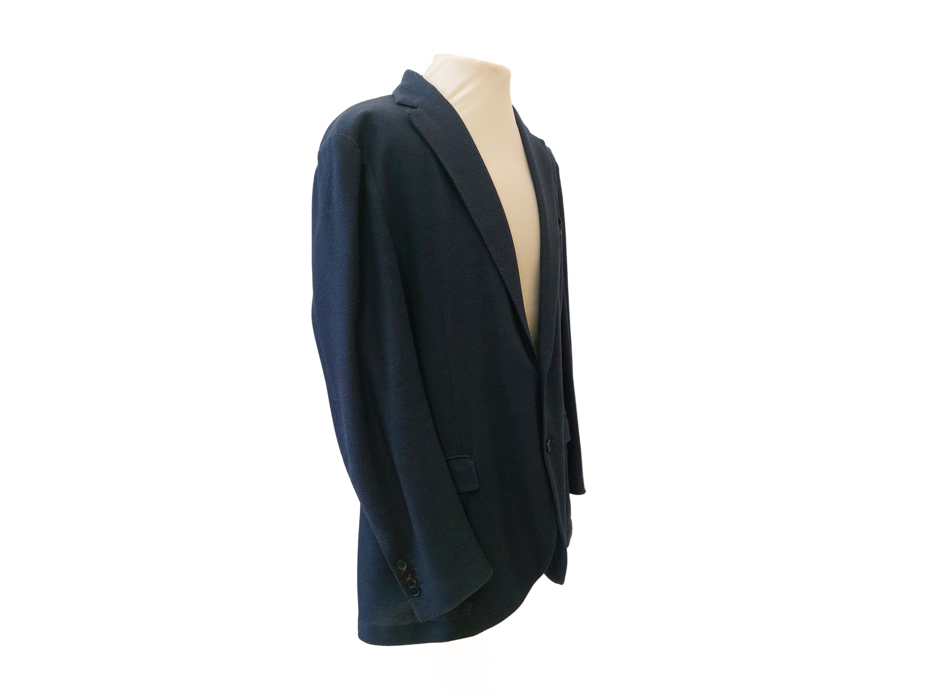 Salvatore Ferragamo - Giacca in Cotone Blu