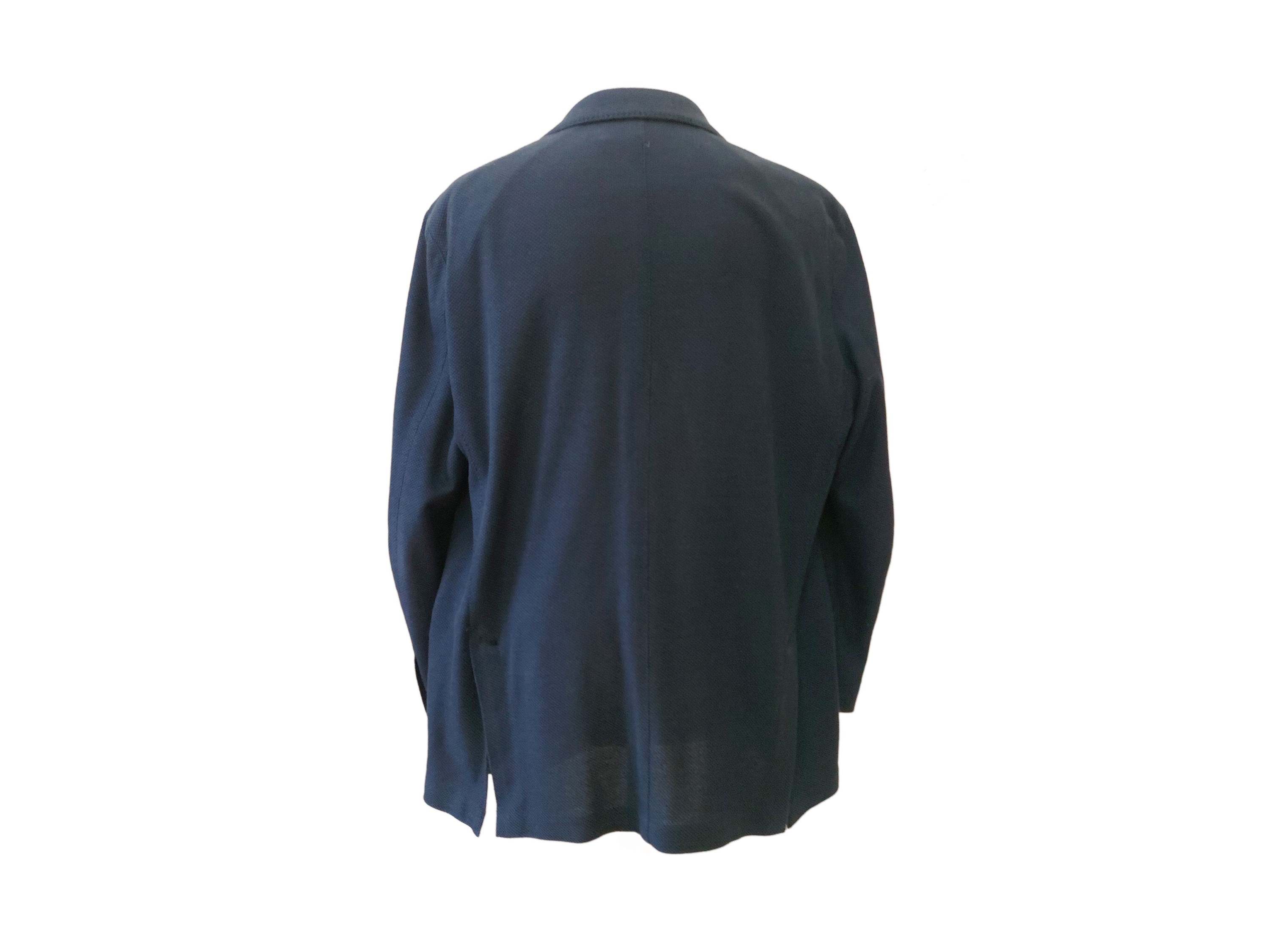 Salvatore Ferragamo - Giacca in Cotone Blu