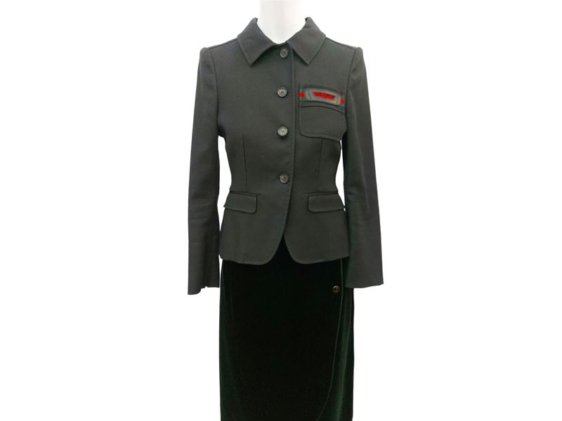 Gucci - Giacca in cotone nero