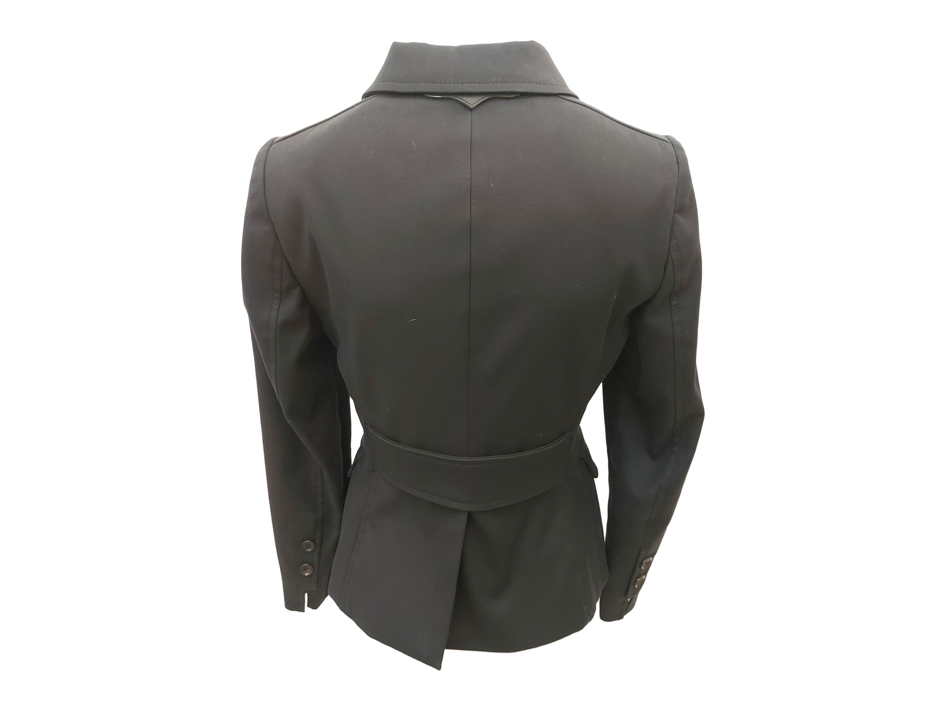 Gucci - Giacca in cotone nero