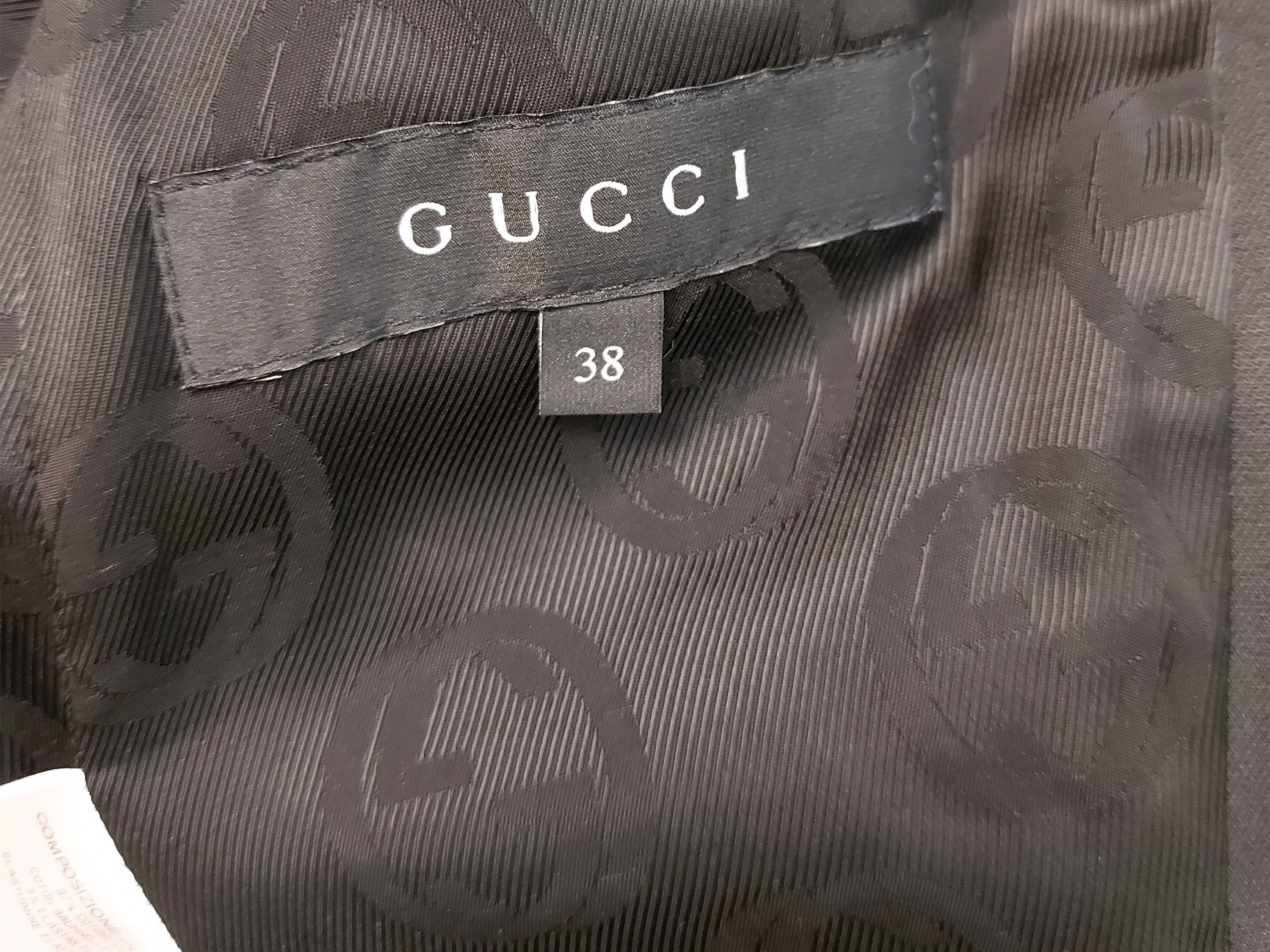 Gucci - Giacca in cotone nero
