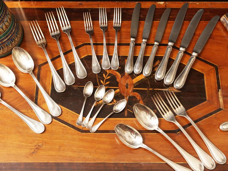 Servizio di posate in argento, Greggio Rino Padova