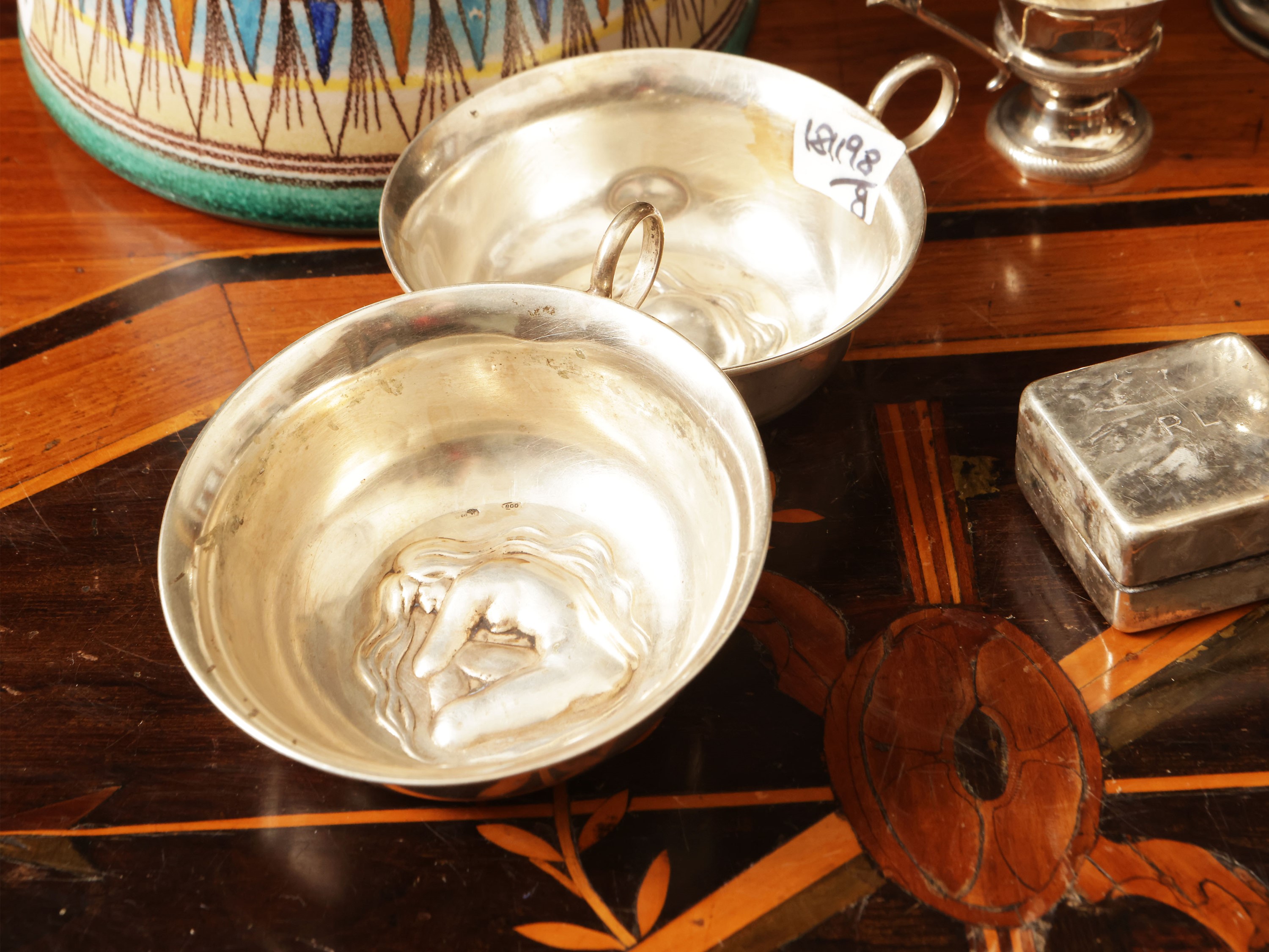 Piccola collezione di ninnoli in argento