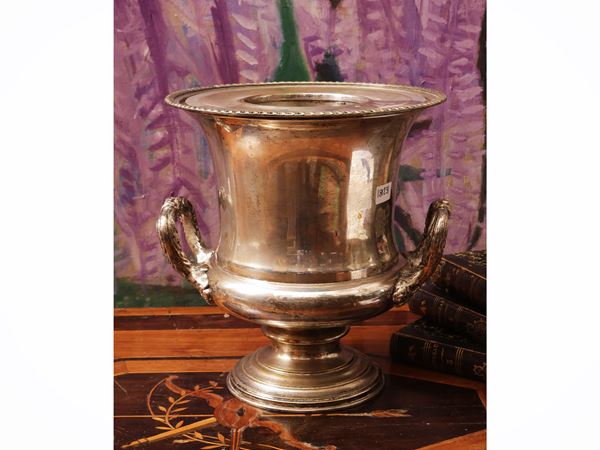 Silver metal cooler