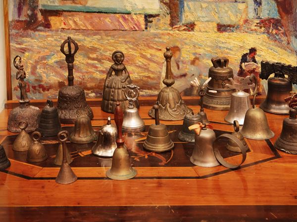 Collection of bells and bells