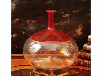 Tapio Wirkkala, Vaso in vetro soffiato per Venini, 1985