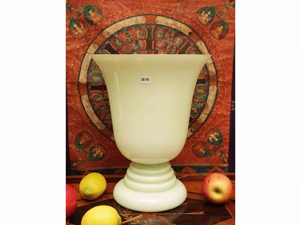 Table lamp in layered glass  (Murano, 20th century)  - Auction The art of furnishing: auction opportunities - Maison Bibelot - Casa d'Aste Firenze - Milano