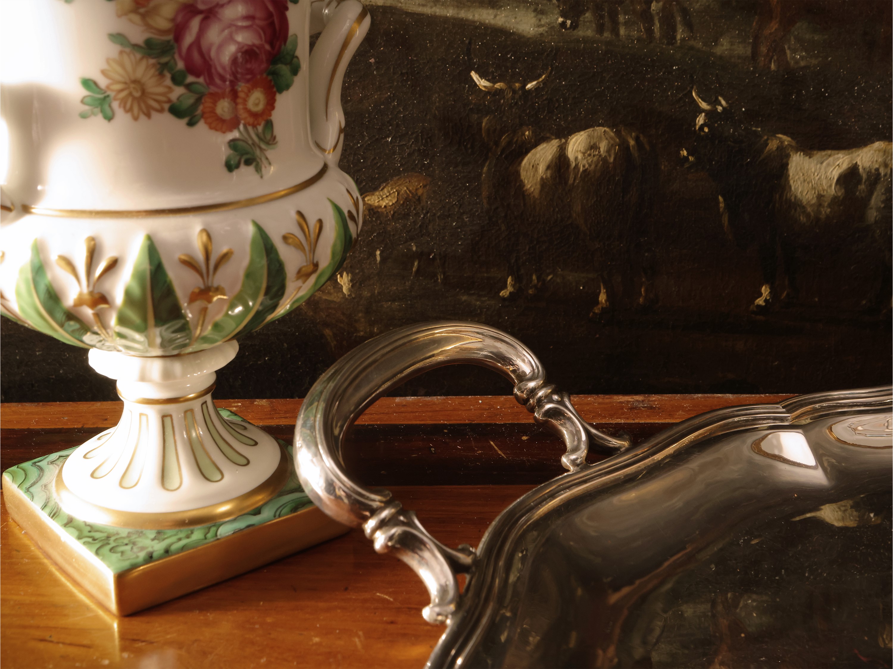 Guantiera in argento