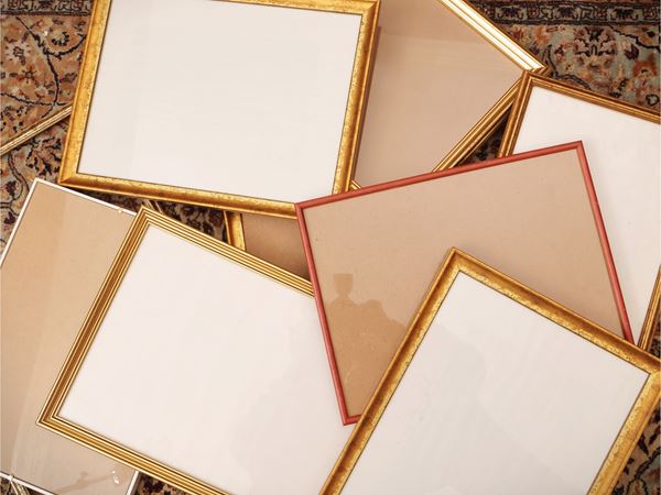 Assortimento di cornici  - Auction The art of furnishing: auction opportunities - Maison Bibelot - Casa d'Aste Firenze - Milano