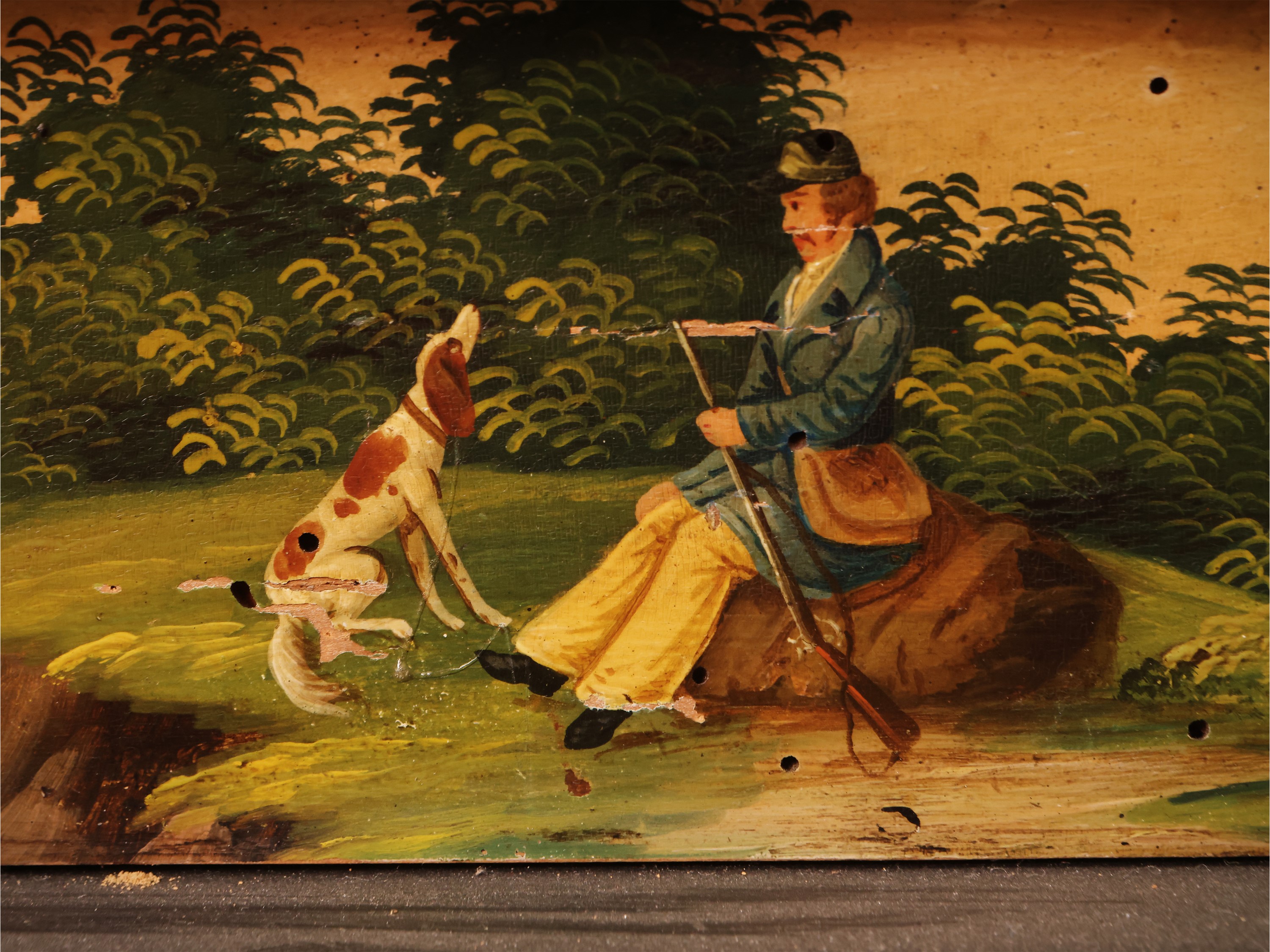 Grande orologio da camino