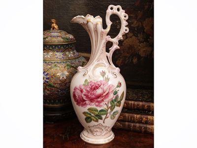 Vaso in porcellana Limoges, h 35 cm