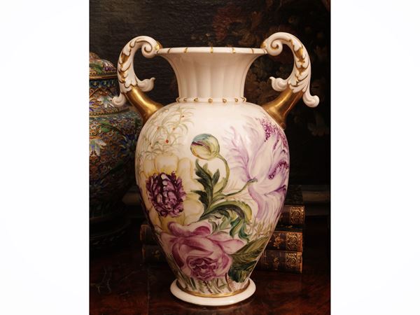 Guido Cacciapuoti - Ceramic vase, Ada Carraro