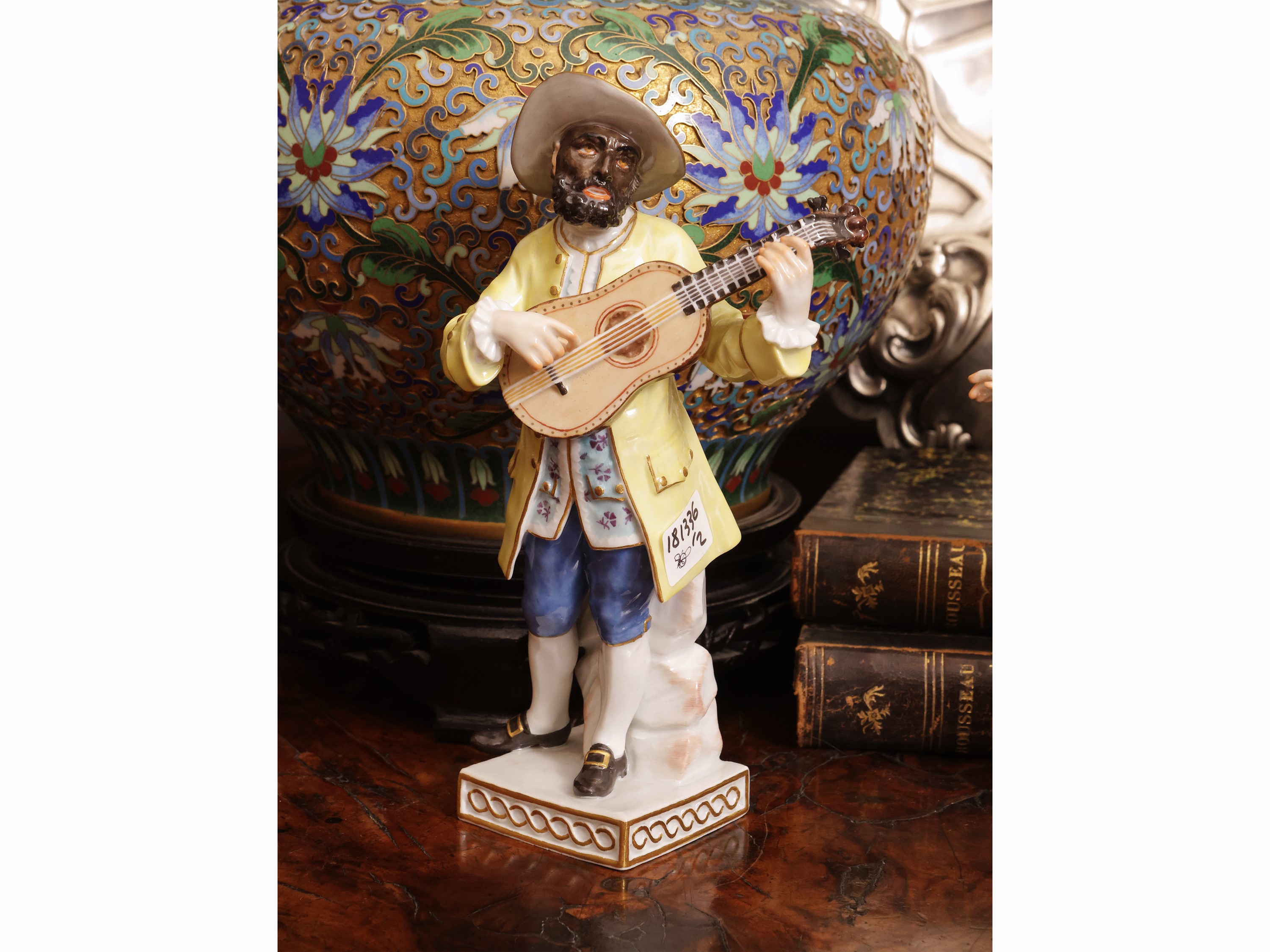 Johann Joachim Kaendler, Boaro e Arlecchino in porcellana di Meissen, XX secolo