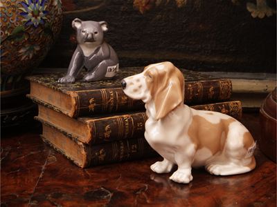 B&G e Royal Copenaghen, Bassett-hound e Koala in porcellana danese