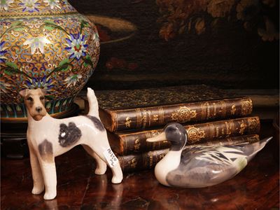 Porcellana Royal Copenaghen, Schnauzer e Germano