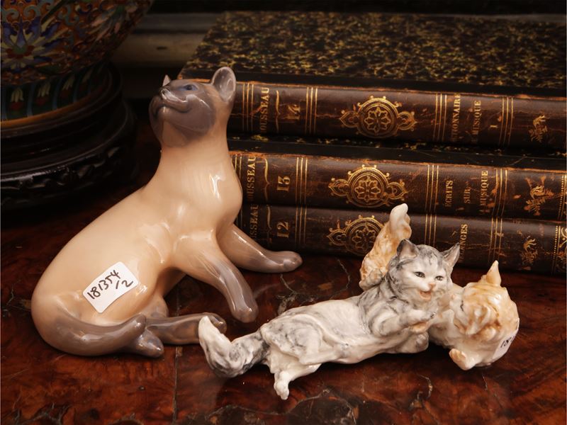 Royal Copenhaghen, Gatto siamese in porcellana