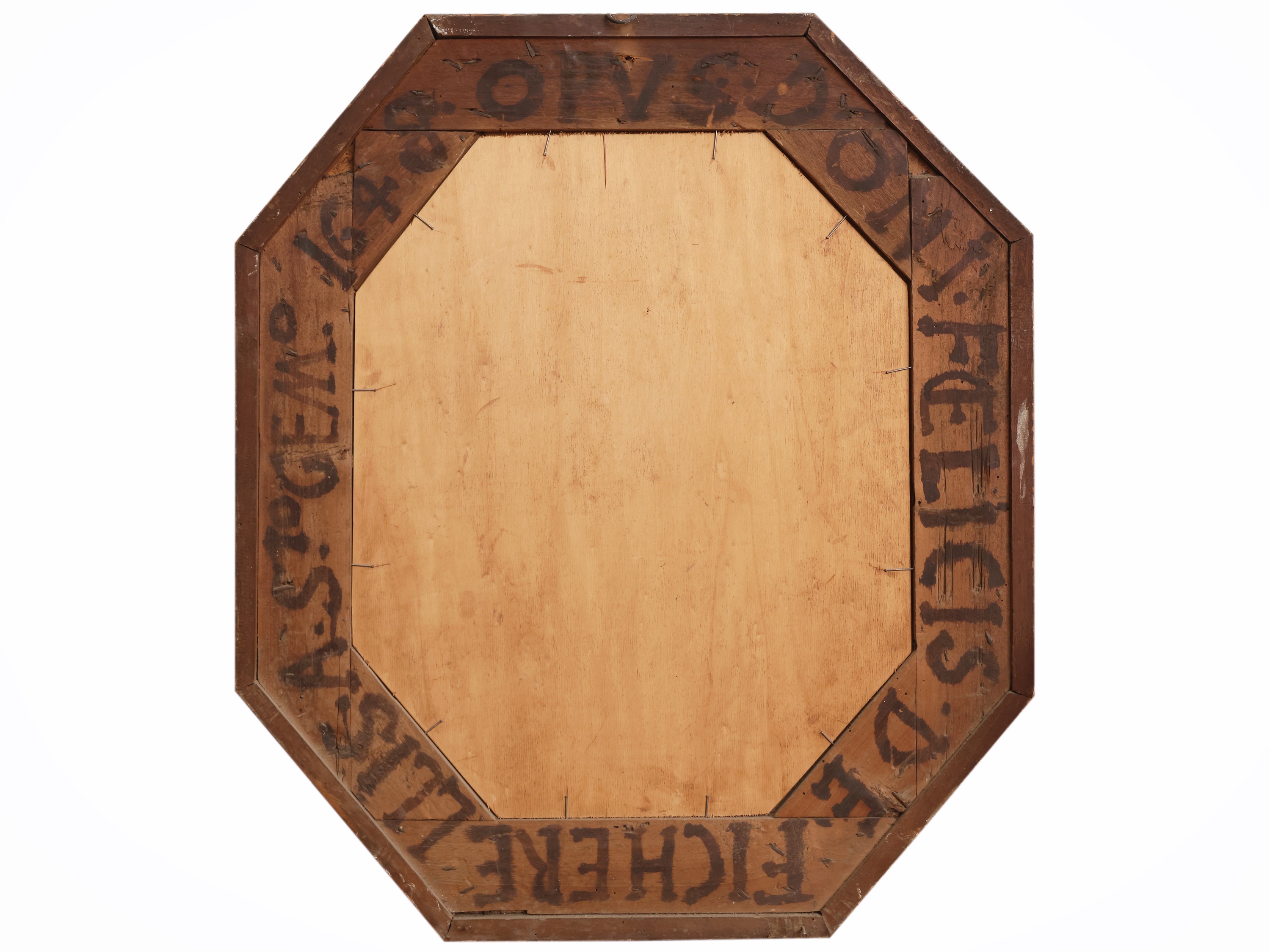 Specchiera, legno laccato e dorato, XIX secolo