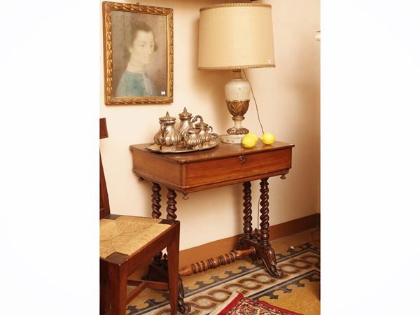Walnut work table