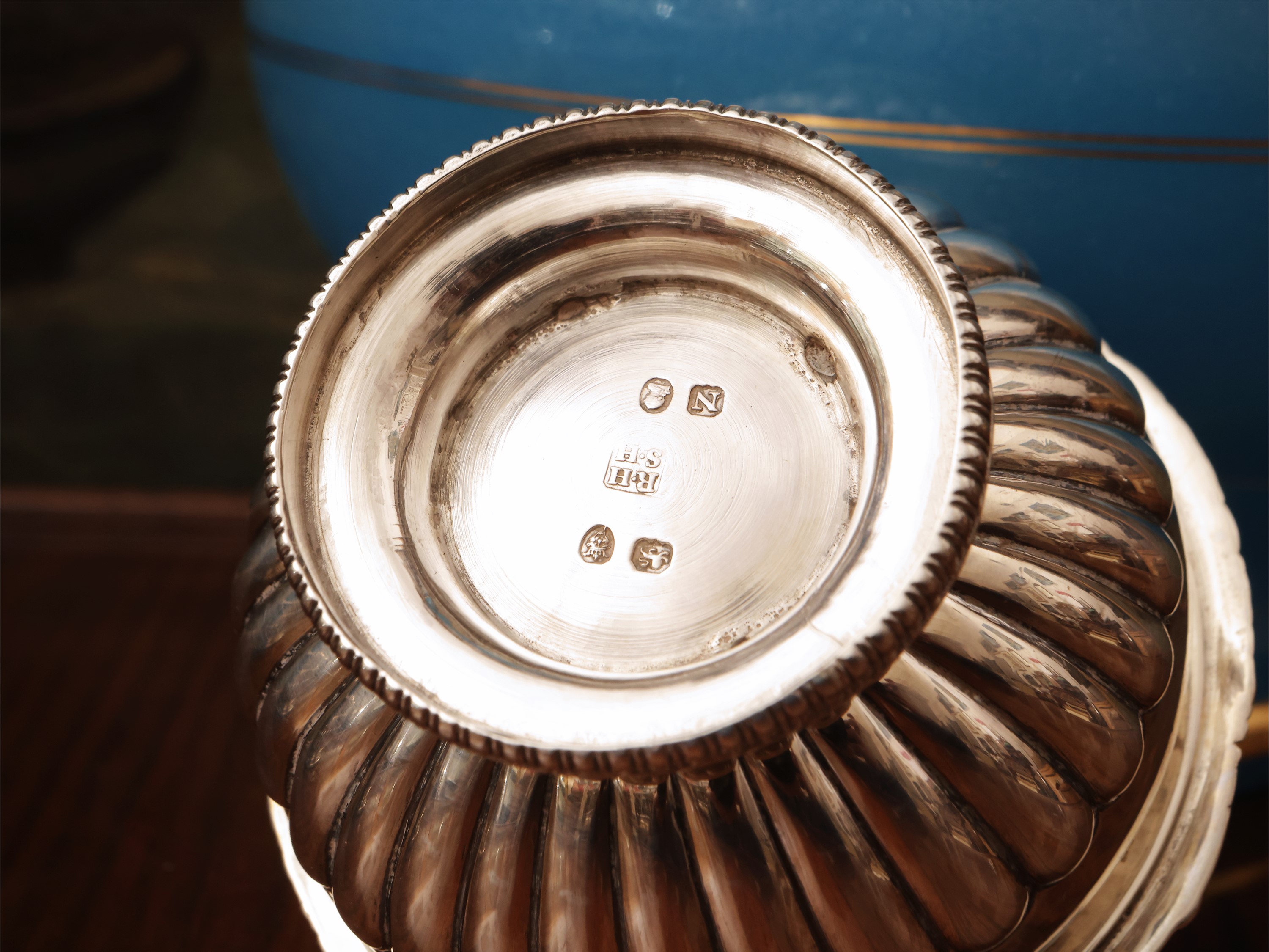 Coppia di saliere in argento