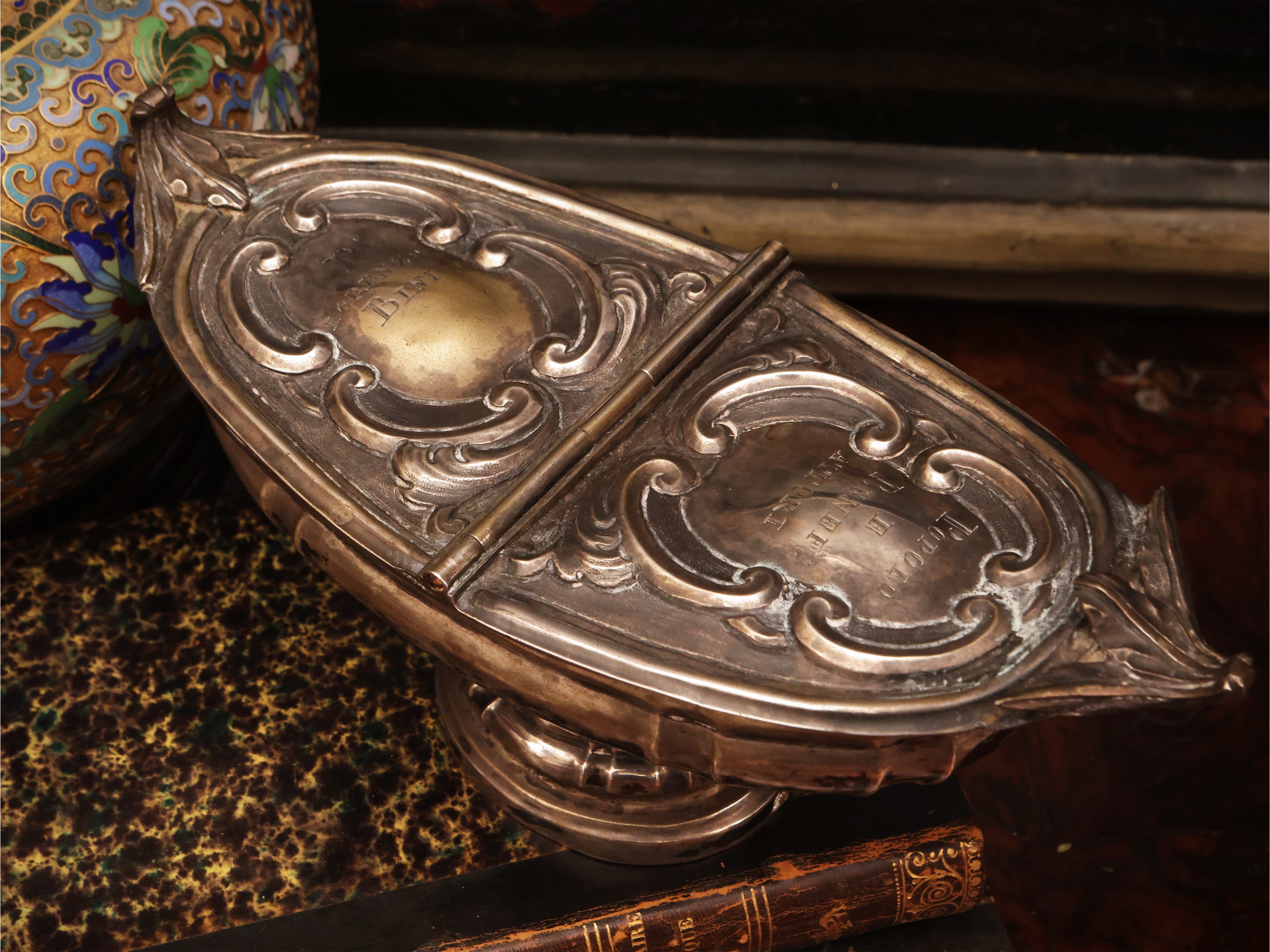 Navicella in argento